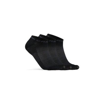 Funkční ponožky CRAFT CORE Dry Shaftless 3-pack - černá (Velikost 34-36)