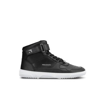 barefoot tenisky barebarics zing high top black white leather 1 94136