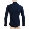 Pánské termo tričko SENSOR Merino df modrá/zip (Velikost M, Barva modrá)