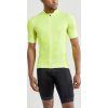 Pánský cyklodres CRAFT Core Essence Tight žlutý (Velikost S)