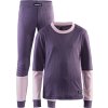 Dětský funkční set CRAFT Baselayer Junior fialový (Velikost 74)