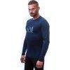 Pánské termo tričko SENSOR Merino Df Camp deep blue (Velikost XL, Barva modrá)