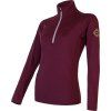 Dámská termo mikina SENSOR Merino Upper red (Velikost M, Barva červená)