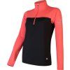 Dámská termo mikina SENSOR Coolmax Thermo zip černá/korál (Velikost L, Barva černá)