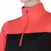 Dámská termo mikina SENSOR Coolmax Thermo zip černá/korál (Velikost L, Barva černá)