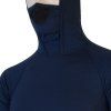 Pánské funkční tričko s kapucí SENSOR Merino df deep blue (Velikost M, Barva modrá)