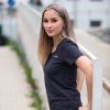 Dámské bambusové triko PROGRESS Argila černé (Velikost S)