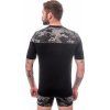 Pánské merino triko SENSOR Impress černá/honeycomb (Velikost L, Barva černá)