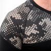 Pánské merino triko SENSOR Impress černá/honeycomb (Velikost L, Barva černá)