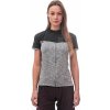 Dámský cyklistický dres SENSOR Cyklo Motion šedá/černá (Velikost L, Barva černá)