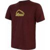 Pánské merino triko SENSOR Air Pt Summit port red (Velikost XXL, Barva červená)