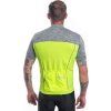 Pánský cyklistický dres SENSOR Cyklo Motion neon yellow/šedá (Velikost S, Barva šedá)