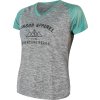 Dámský cyklistický dres SENSOR Cyklo Chargerd šedá/mint (Barva zelená, Velikost M)