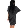 Dámské šaty WOOX Timanfaya Blackened Pearl