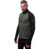 Pánská mikina SENSOR Coolmax Thermo olive green/černá (Velikost XXL, Barva černá)