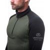 Pánská mikina SENSOR Coolmax Thermo olive green/černá (Velikost XXL, Barva černá)