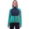 Dámská sportovní bunda SENSOR Coolmax Thermo sea green/deep blue (Velikost M, Barva modrá)