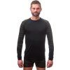 Pánské termo triko SENSOR Merino Impress černá/batik (Velikost M, Barva černá)