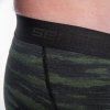 Pánské termo trenky SENSOR Merino Impress černá/batik (Velikost S, Barva černá)