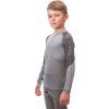 Dětský termo set SENSOR Merino Impress šedá/maori (Velikost 140, Barva šedá)