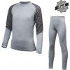 Dětský termo set SENSOR Merino Impress šedá/maori (Velikost 140, Barva šedá)