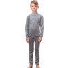 Juniorský termo set SENSOR Merino Active šedá (Barva šedá, Velikost 160)