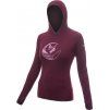 Dámská merino mikina SENSOR Upper Fox port red (Velikost L, Barva červená)