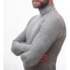 Pánské termo triko SENSOR Merino Bold roll neck cool gray (Velikost L, Barva šedá)