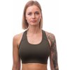 Dámský top SENSOR Infinity Eco olive green (Barva zelená, Velikost S)