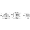 Ultralehký stan HUSKY Ultralight Sawaj Triton 2 zelená (Velikost OneSize)