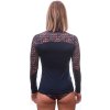 Dámské termo triko SENSOR Merino Impress deep blue/origami (Velikost S, Barva modrá)
