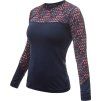 Dámské termo triko SENSOR Merino Impress deep blue/origami (Velikost S, Barva modrá)