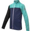 Dětská funkční mikina SENSOR Coolmax Thermo deep blue/sea green/černá (Barva modrá, Velikost 150)