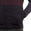 Pánská funkční mikina SENSOR Coolmax Thermo černá/port red (Velikost XXL, Barva černá)