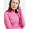 Dámské termo triko CRAFT Core Dry Active Comfort Zip růžová (Velikost M)