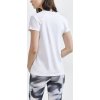 Dámské funkční triko CRAFT Adv Essence Slim Ss bílá (Velikost L)