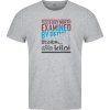 Pánské bavlněné triko KILPI Typon šedé (Velikost M)