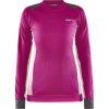 Dámský termo set CRAFT Core Dry Baselayer růžová (Velikost S)