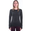 Dámské merino triko SENSOR Merino Bold anthracite gray (Velikost L, Barva šedá)