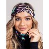 Dámská fleecová čelenka UNUO Elise, Podzimní bobule (Velikost Dámská (56 - 58 cm))
