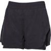 Dámské běžecké šortky 2v1 PROGRESS Carrera shorts černé (Velikost XS)