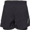 Dámské běžecké šortky 2v1 PROGRESS Carrera shorts černé (Velikost XS)