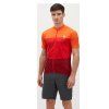 Pánský MTB dres SILVINI Turano Pro oranžovočervená (Velikost S)