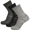 Unisex ponožky HUSKY Trail 3 páry černé/šedé (Velikost L (41-44))