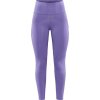 Dámské elastické kalhoty CRAFT Adv Essence High Waist fialové (Velikost XS)
