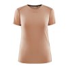 Dámské funkční triko CRAFT Adv Essence Slim SS oranžové (Velikost XS)