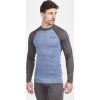 Pánské funkční triko CRAFT Core Warm Baselayer LS šedé (Velikost M)