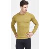 Pánské funkční triko CRAFT Core Dry Active Comfort LS hnědé (Velikost S)
