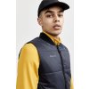 Pánská prošívaná vesta CRAFT Core Light Padded černá (Velikost XS)