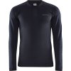 Pánské funkční triko CRAFT Adv Warm Intensity LS černé (Velikost S)